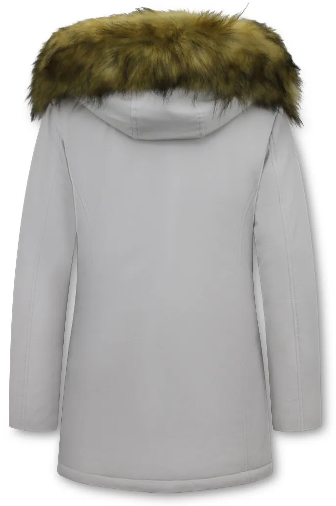 White Winter Coat Women Faux Fur