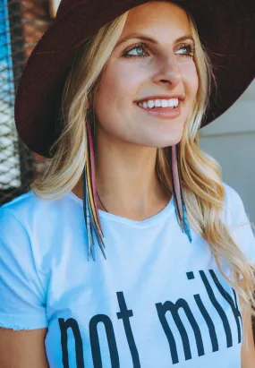 FEATHER TUBE EARRINGS