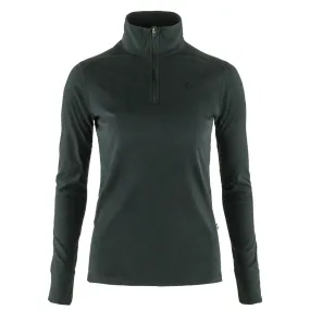 Fjallraven Womens Skare Microfleece Half Zip Black