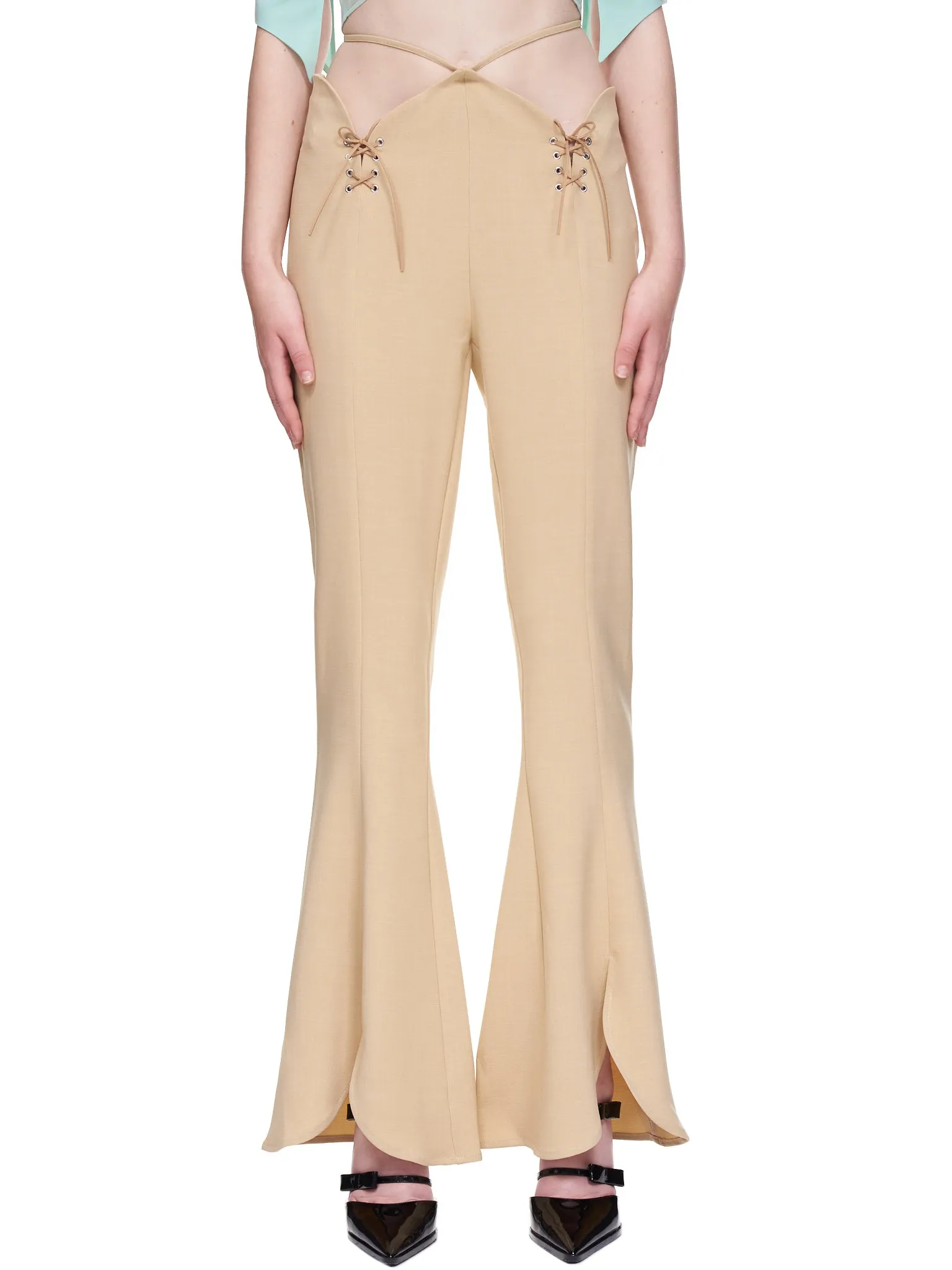 Flarry Suit Trousers (PA-02-BEIGE)