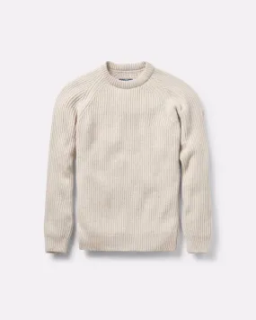 Fowey Rib Crew Knit Aston Cream