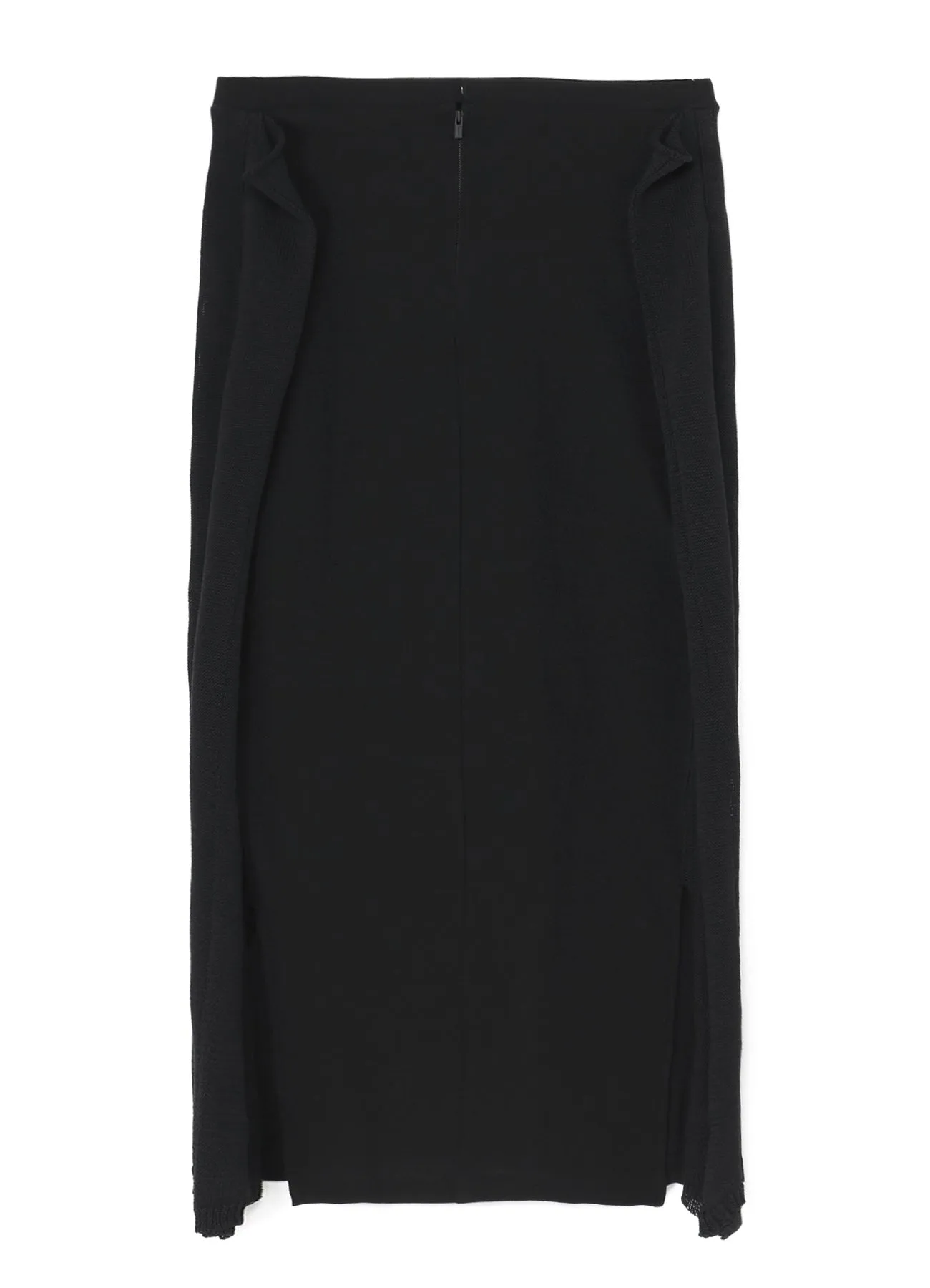 FRESCA 20 FINE JERSEY SIDE KNIT DETAIL SKIRT