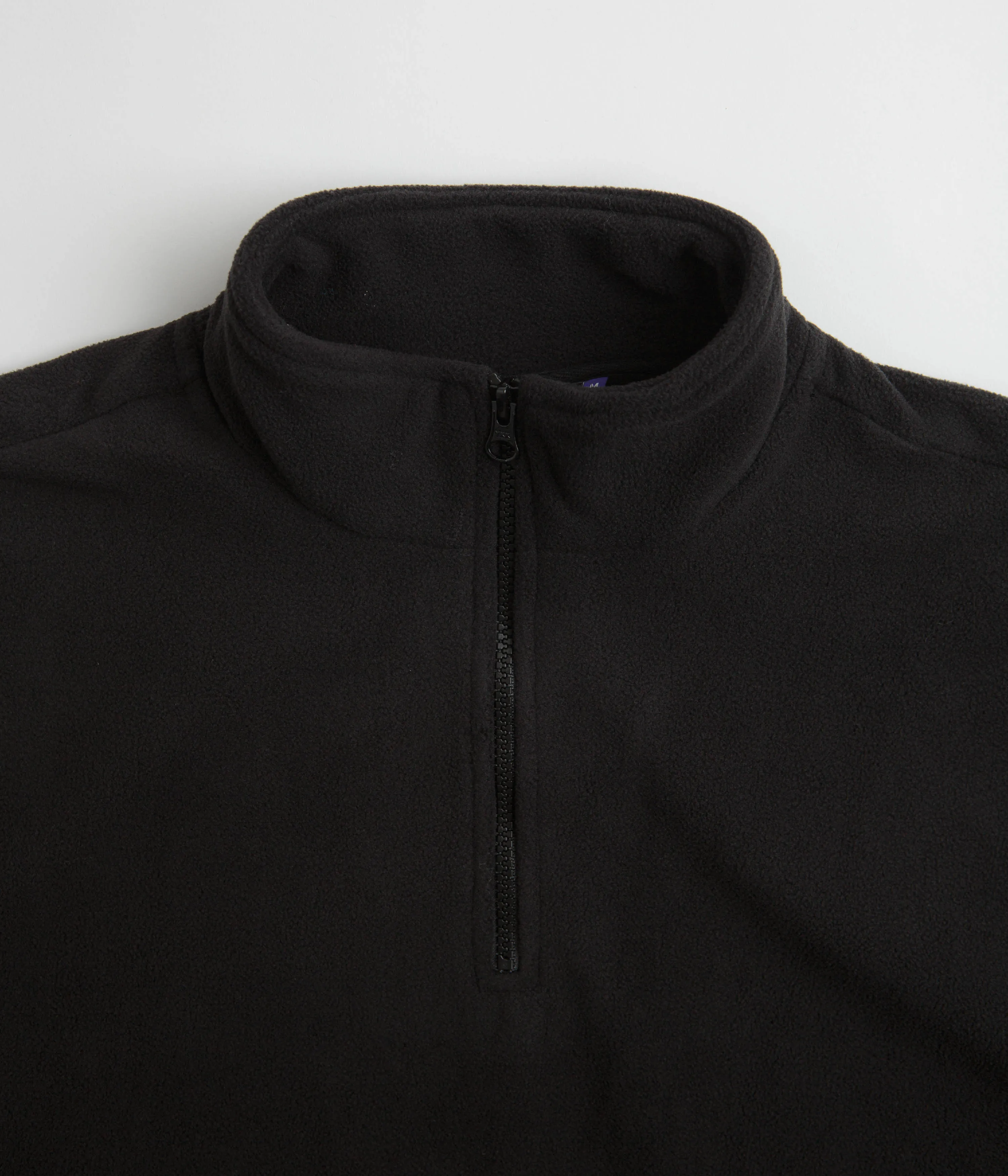 Black 1/4 Zip Polar Fleece Sweatshirt