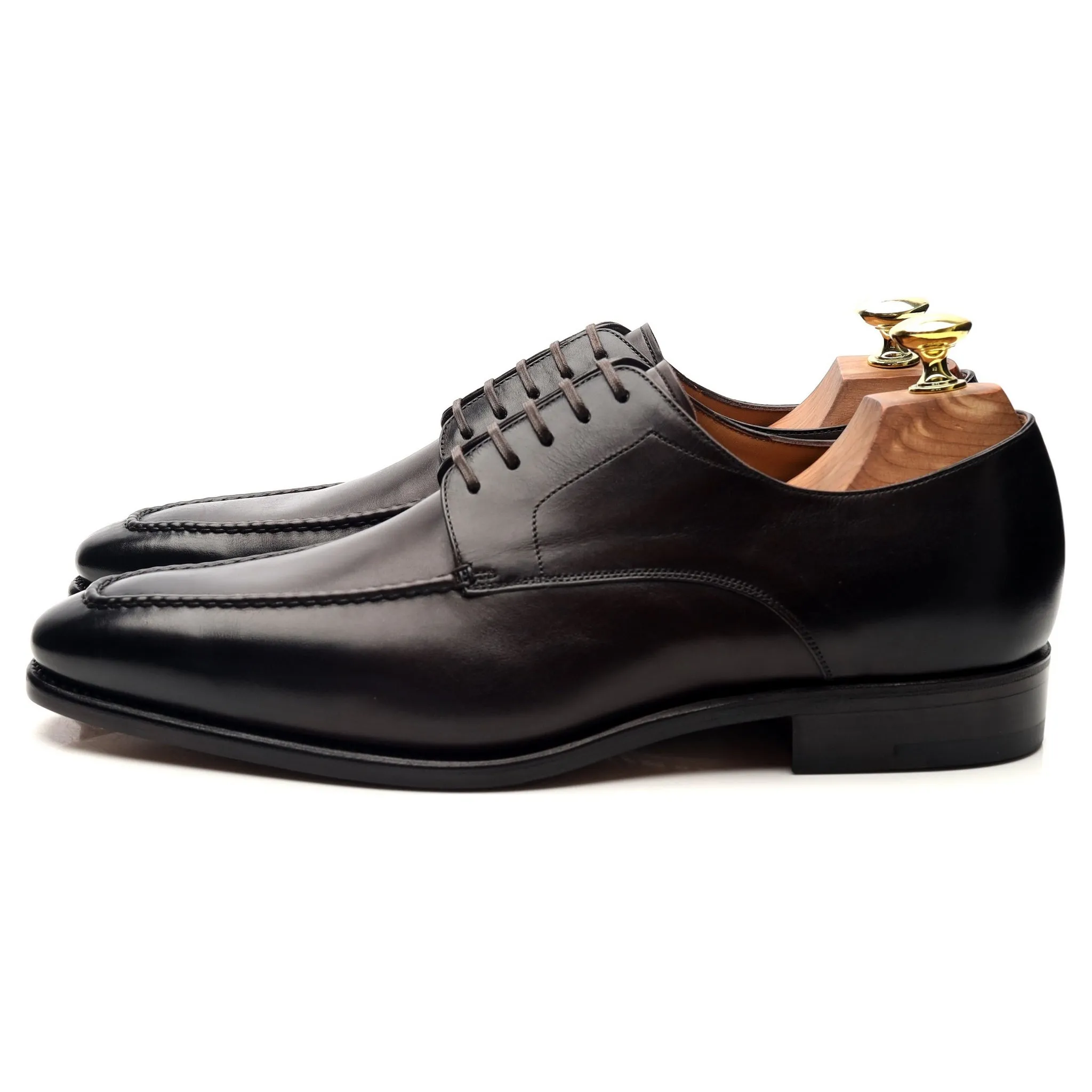 'Gaeta' Dark Brown Leather Derby UK 7.5 US 8.5 D