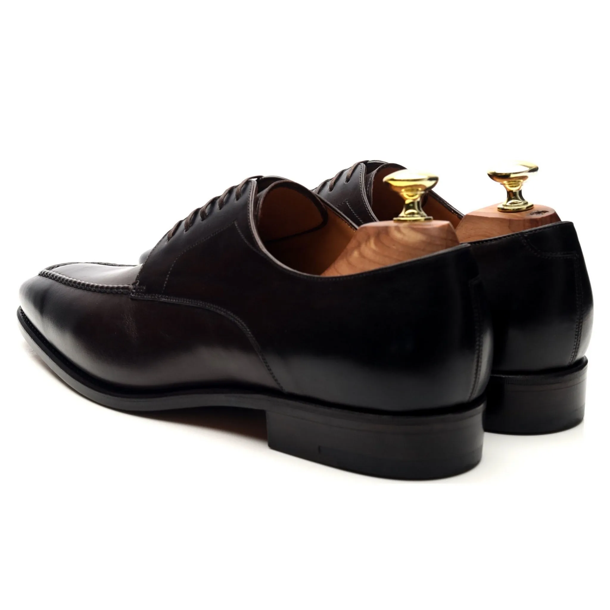 'Gaeta' Dark Brown Leather Derby UK 7.5 US 8.5 D