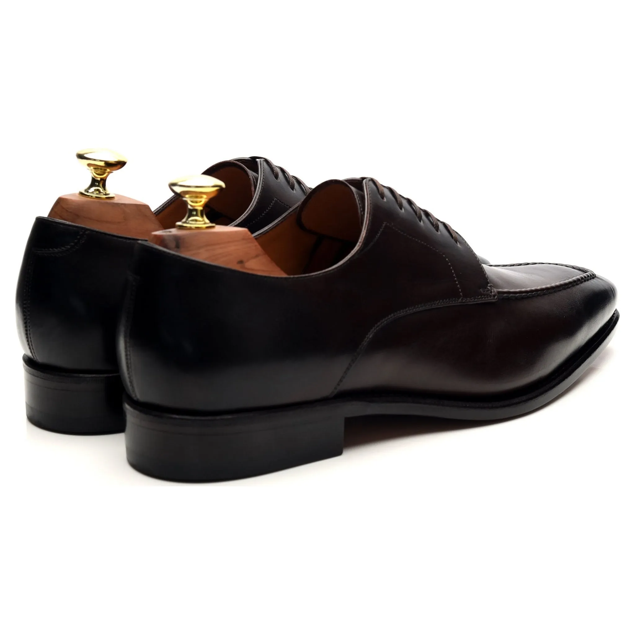 'Gaeta' Dark Brown Leather Derby UK 7.5 US 8.5 D