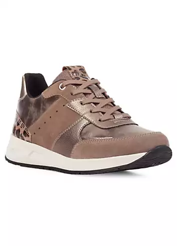 Geox Brown Bulmya Trainers | Grattan