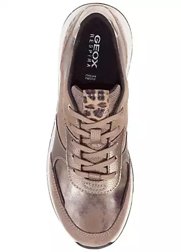 Geox Brown Bulmya Trainers | Grattan