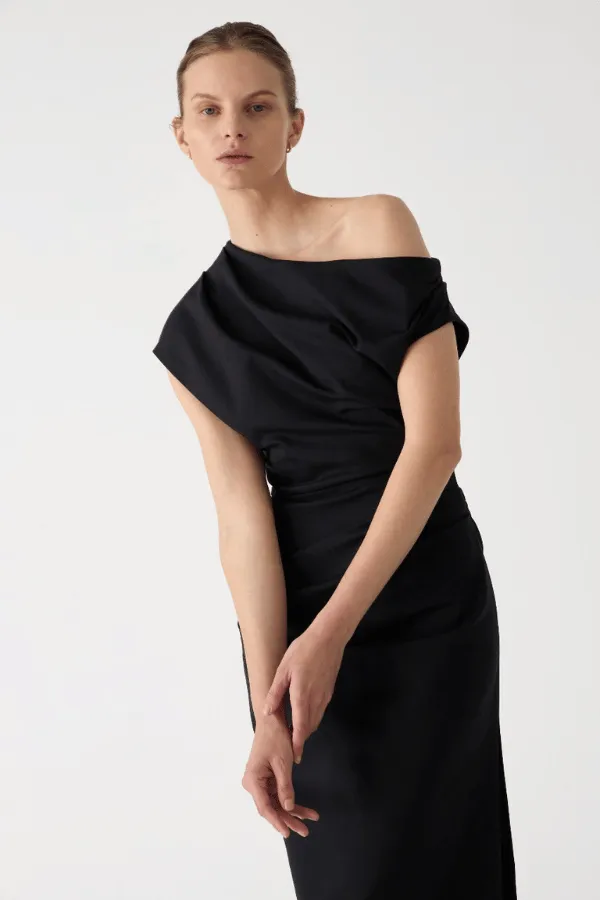 Black Midi Dress