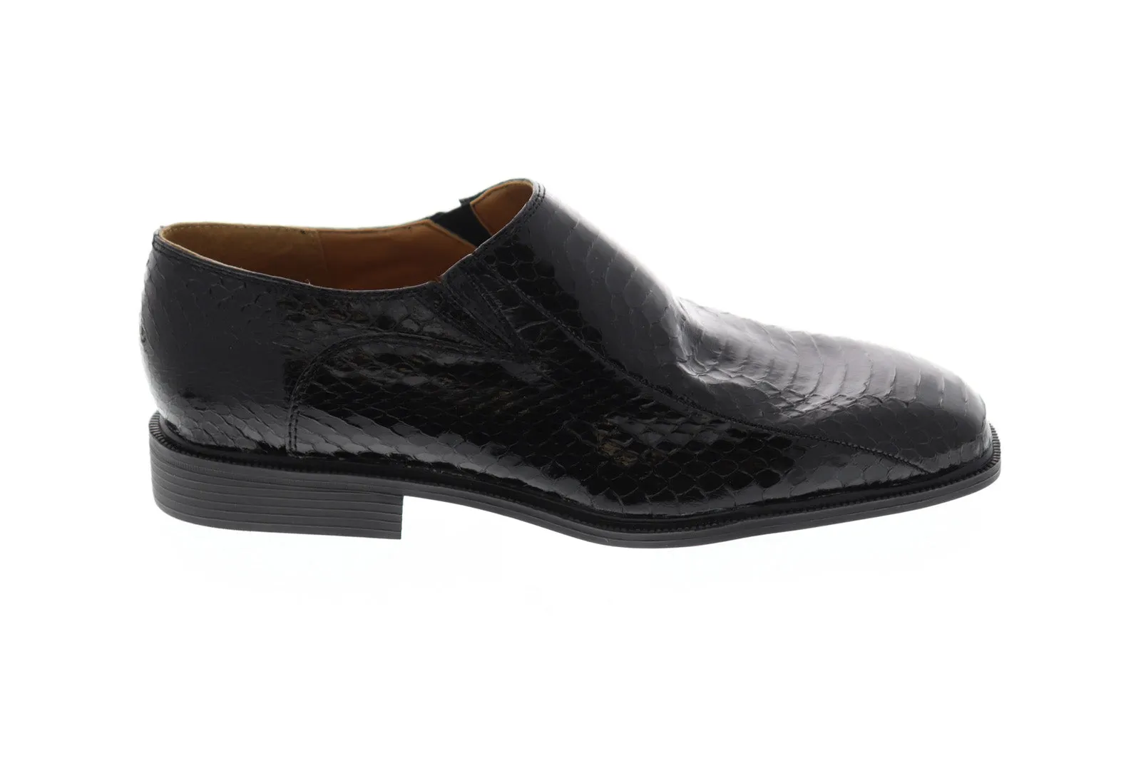 Giorgio Brutini Men's Black Leather Casual Loafers - Felix 155211