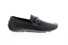 Giorgio Brutini Men's Black Leather Loafers Moccasin Shoes - Traveler 479391