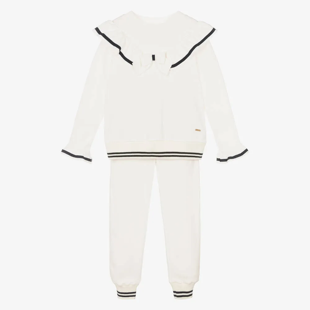 Ivory Girls Cotton Sweatsuit