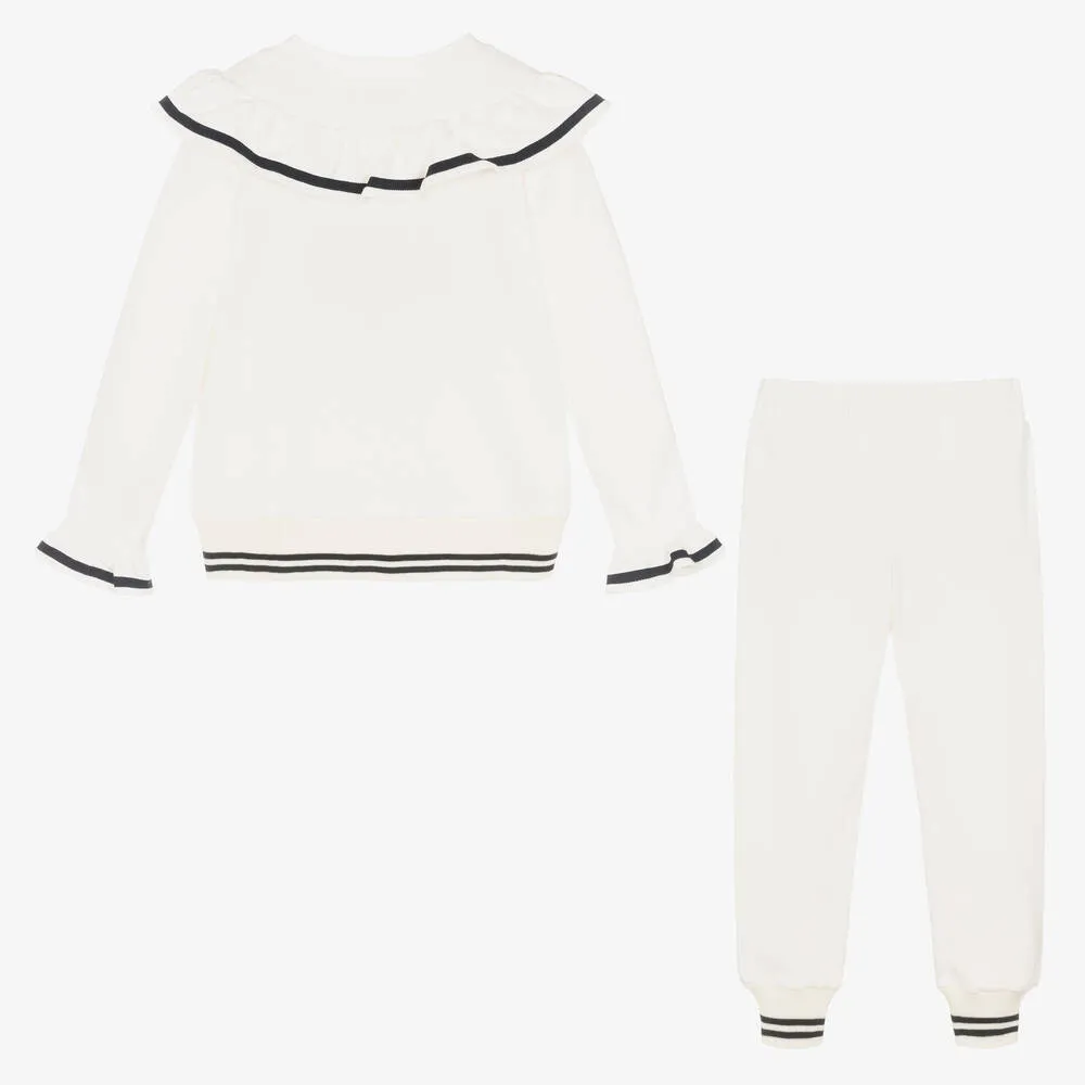 Ivory Girls Cotton Sweatsuit