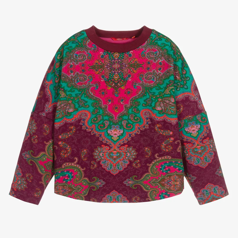 Girls Paisley Sweatshirt