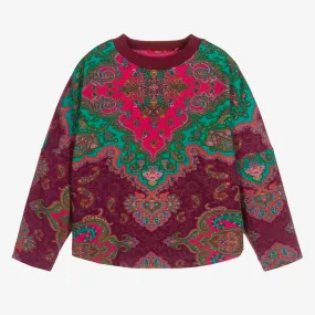 Girls Paisley Sweatshirt