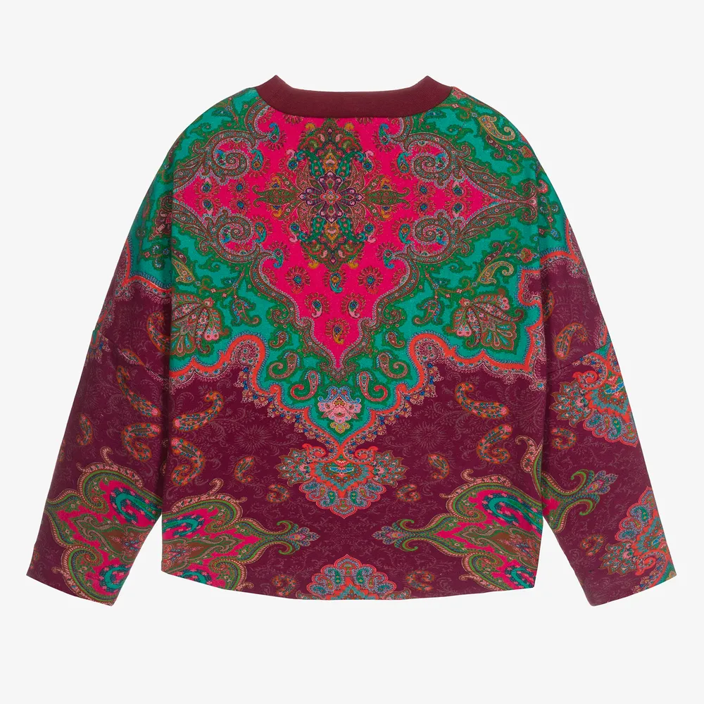 Girls Paisley Sweatshirt