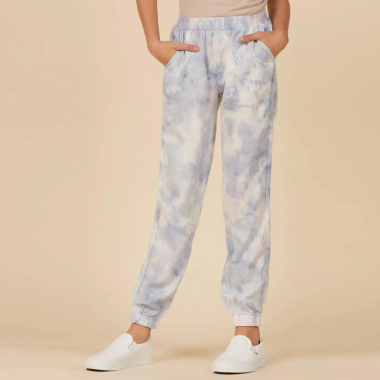 Girls' Vintage Havana Tie Dye Tencel Joggers