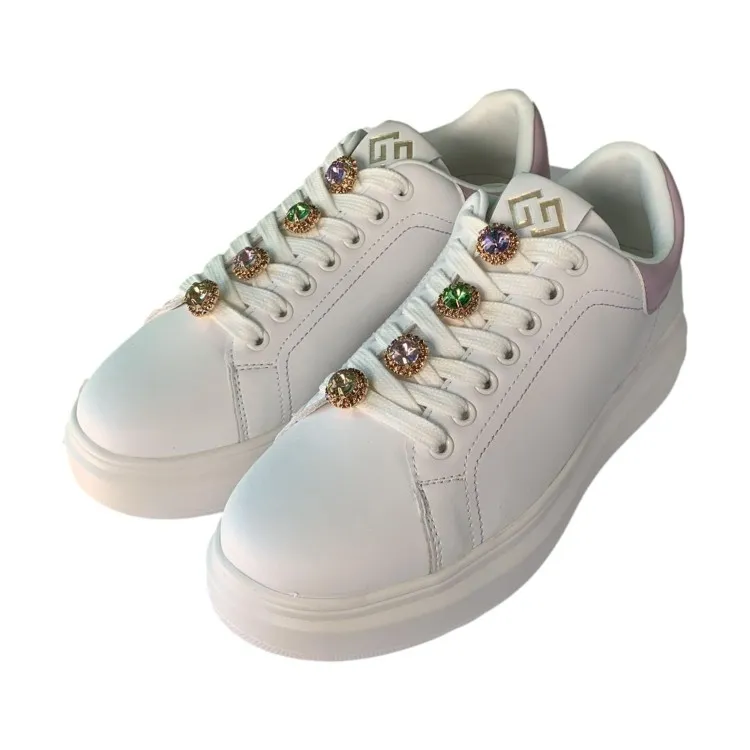 White Lilac Women's Sneakers by Gold & Gold