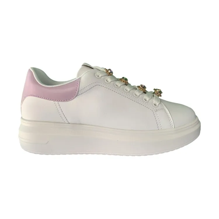 White Lilac Women's Sneakers by Gold & Gold