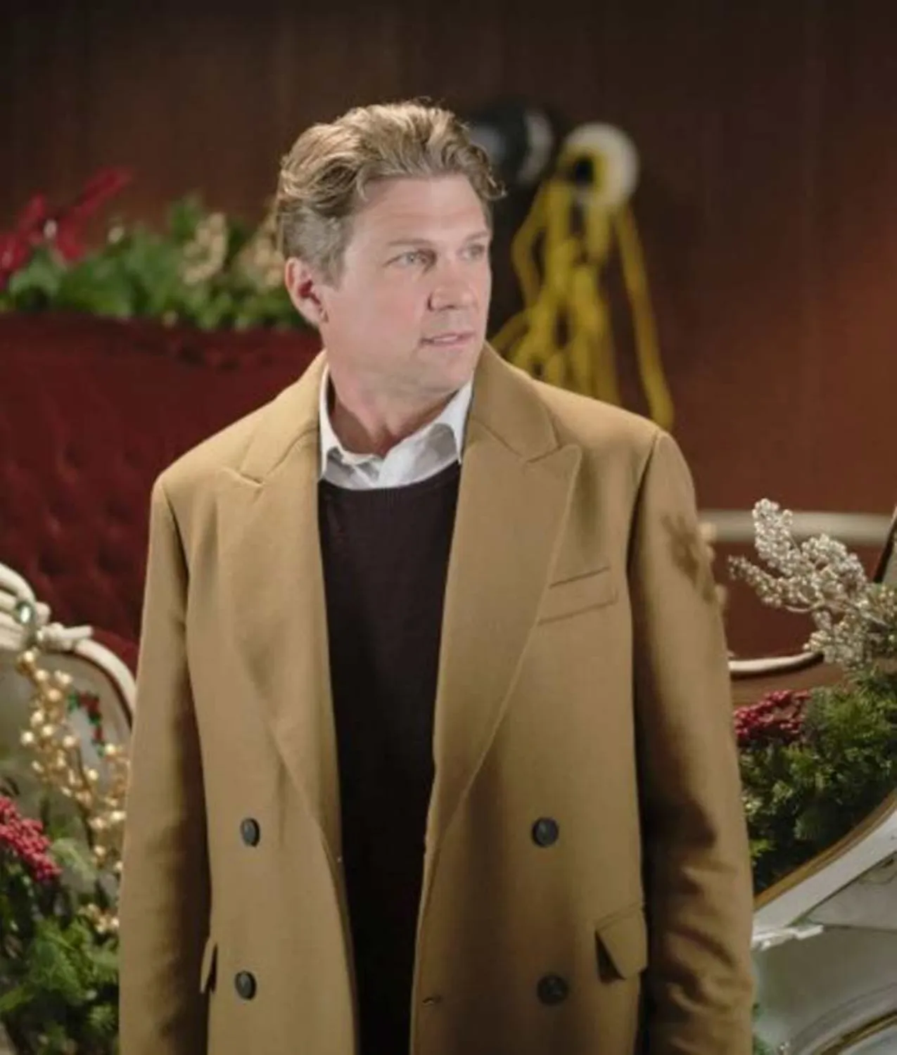 Christmas Marc Blucas Coat