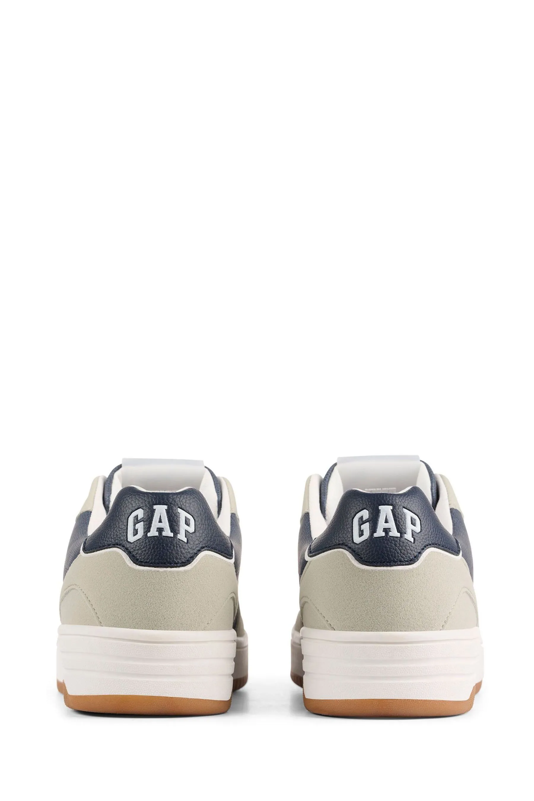 Grey Boston Low Top Trainers