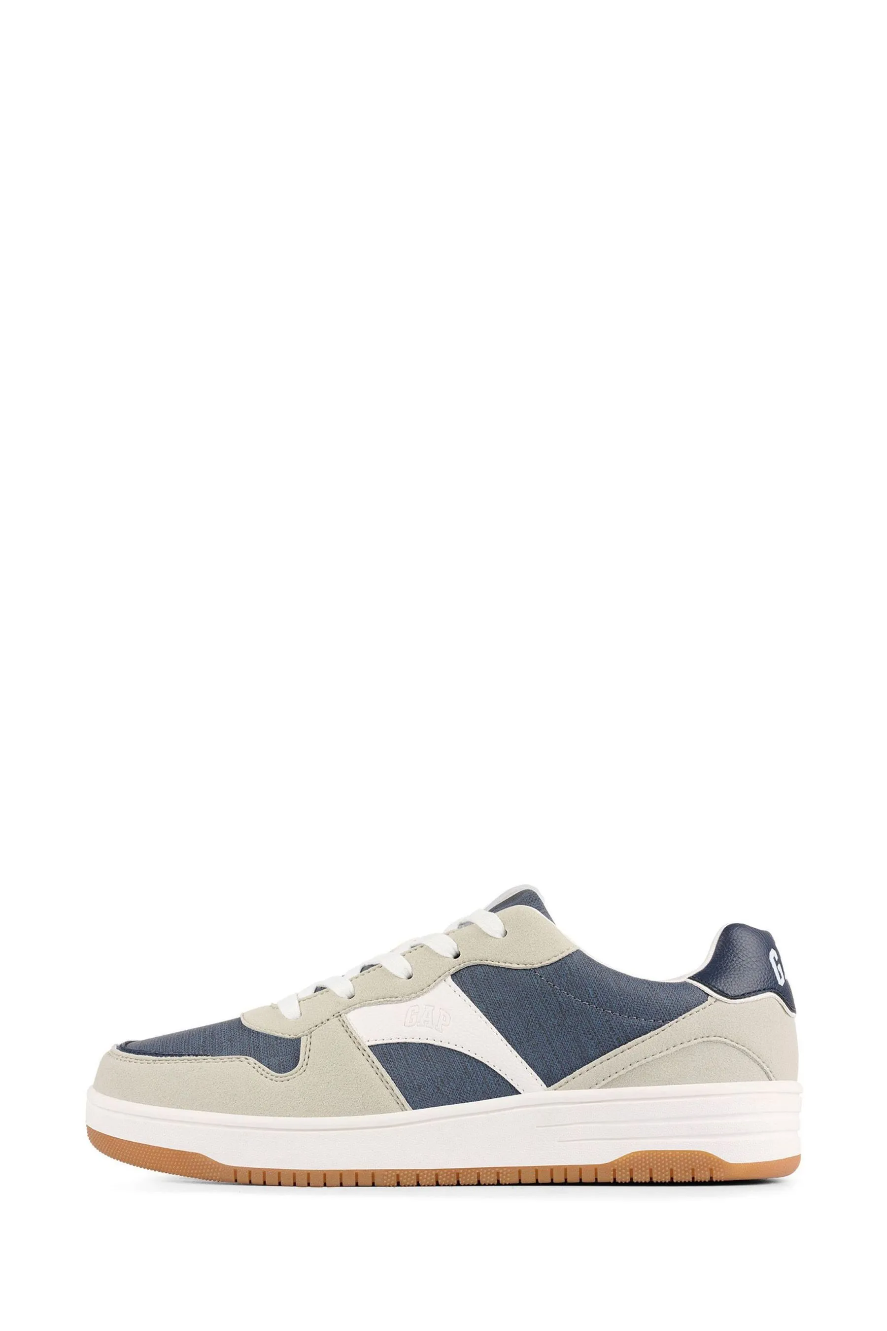 Grey Boston Low Top Trainers