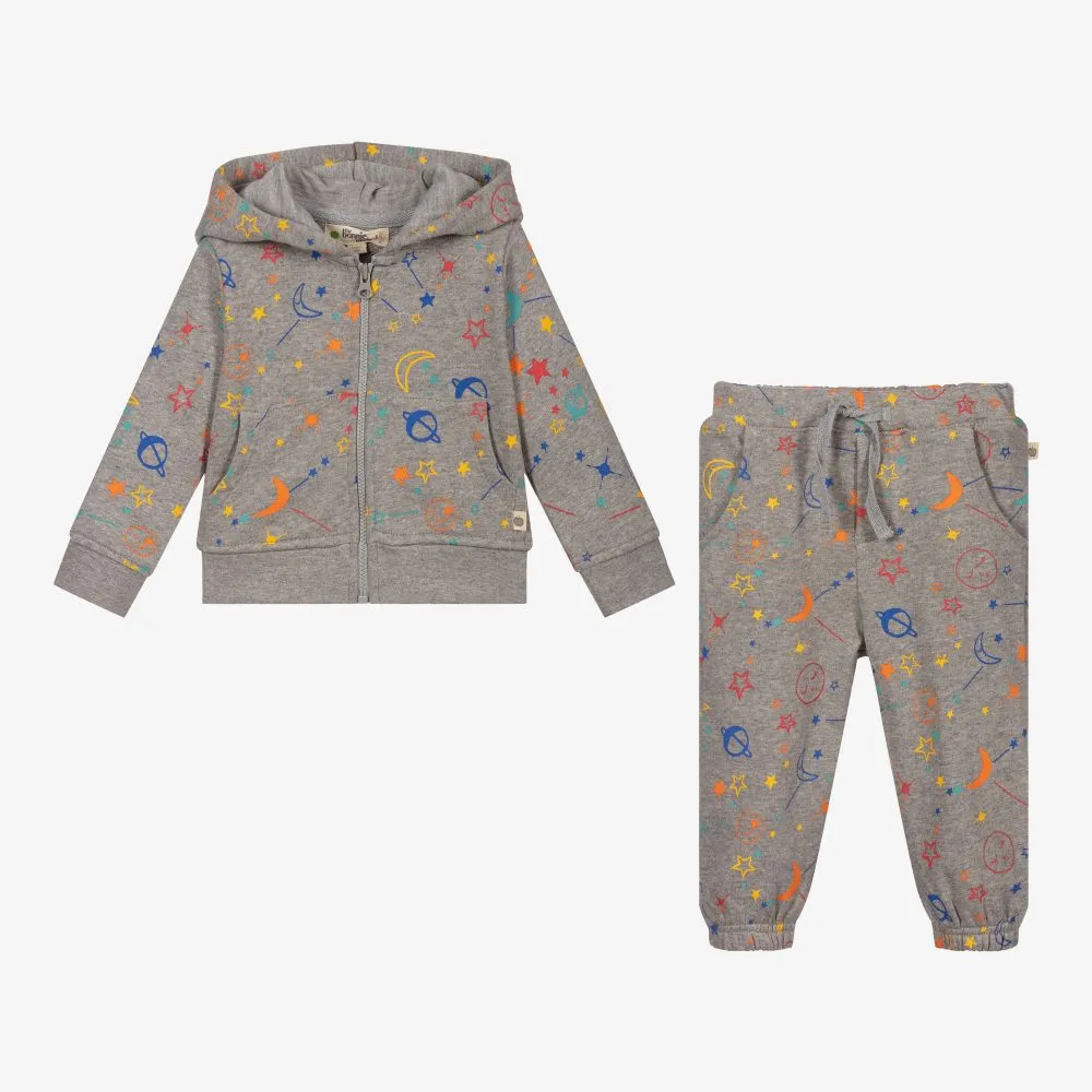 Grey Cotton Baby Tracksuit