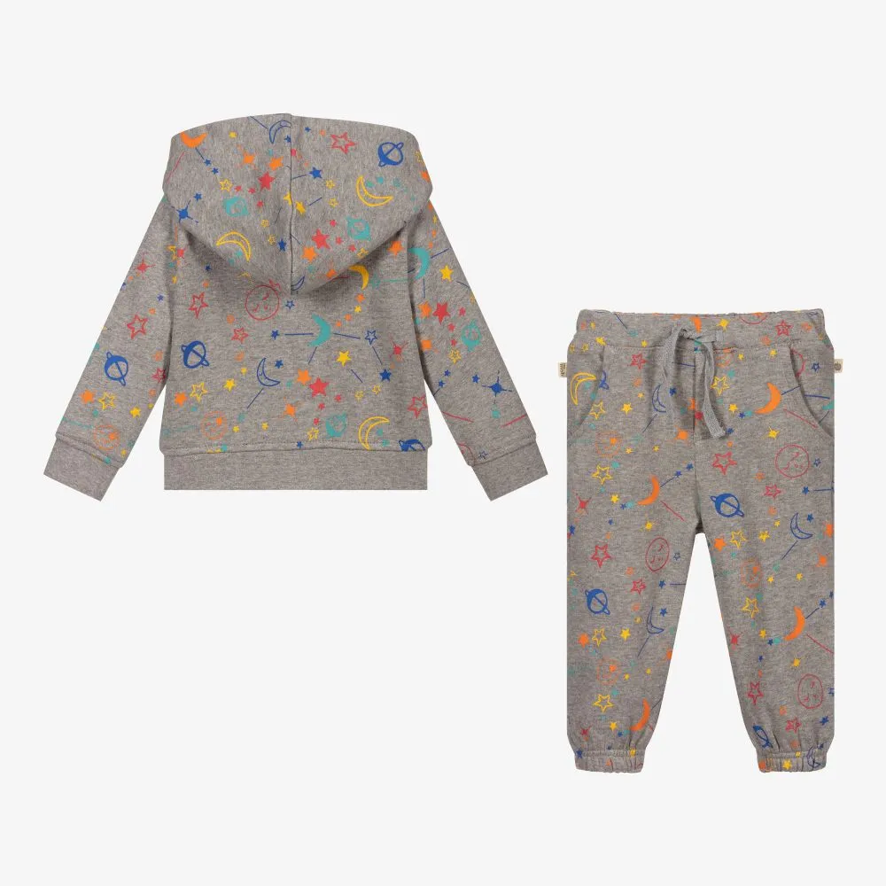 Grey Cotton Baby Tracksuit