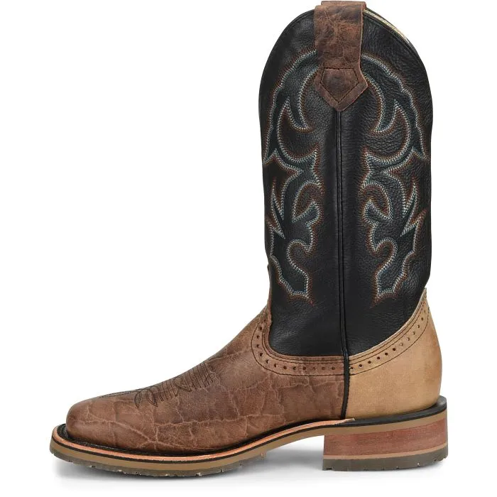 Grissom Men's Wide Square Toe Roper Boots DH4644