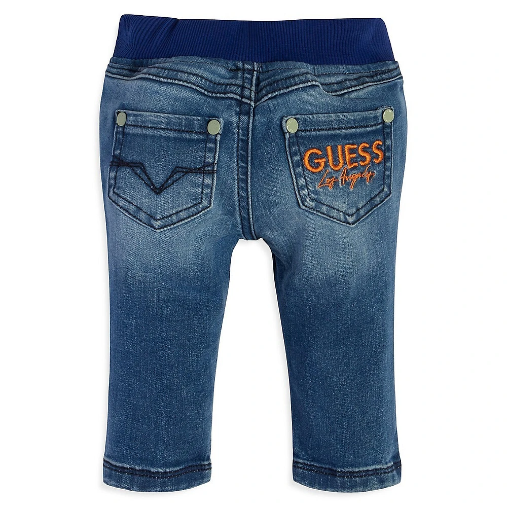 GUESS Little Boy's Denim Joggers