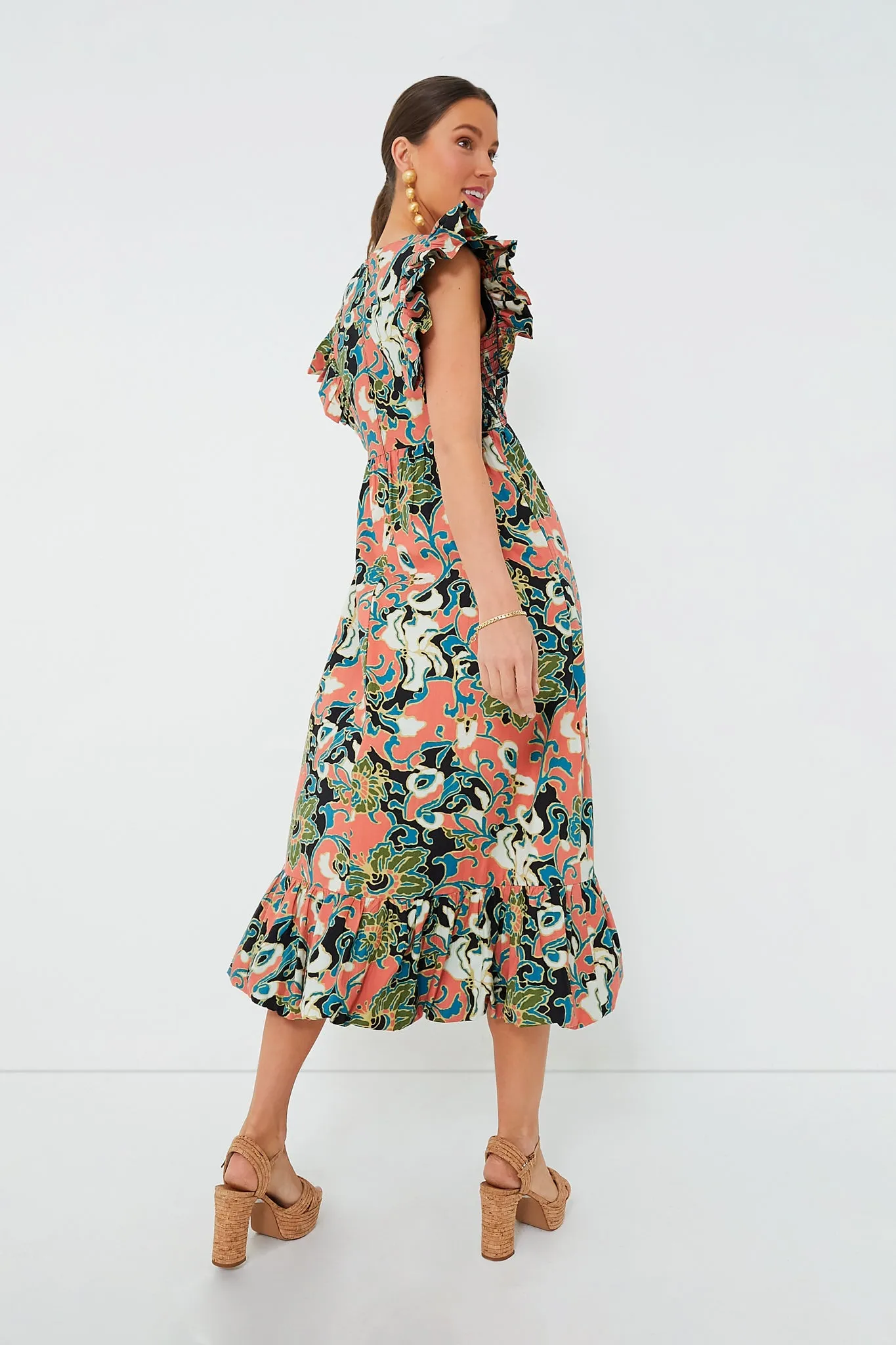 Gypsy Bloom Barbara Printed Midi Dress