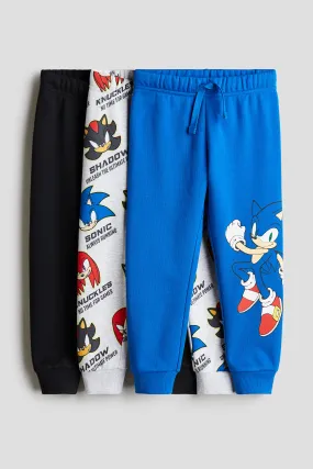 H&M 3-pack Printed Joggers