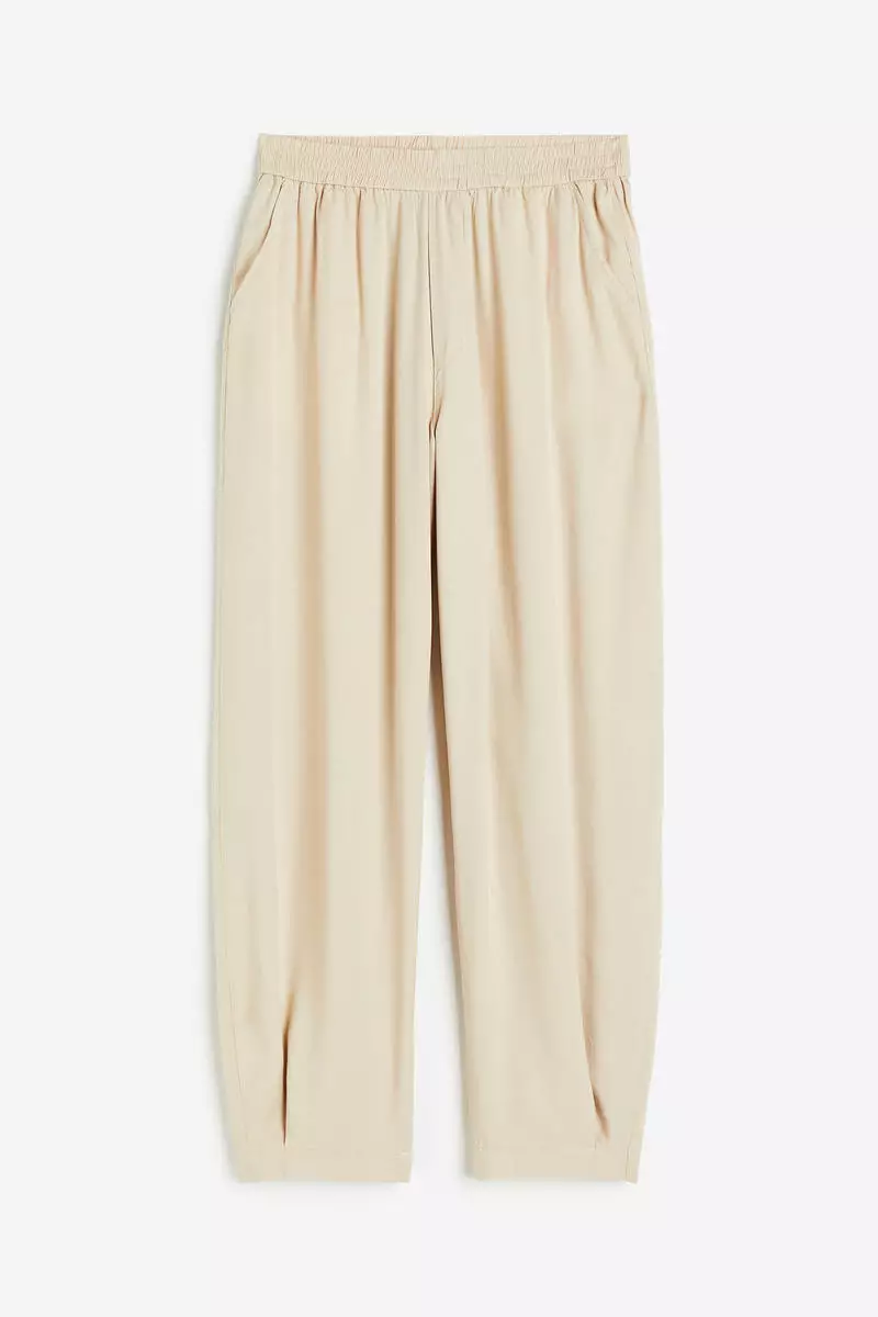 H&M High-waisted woven joggers