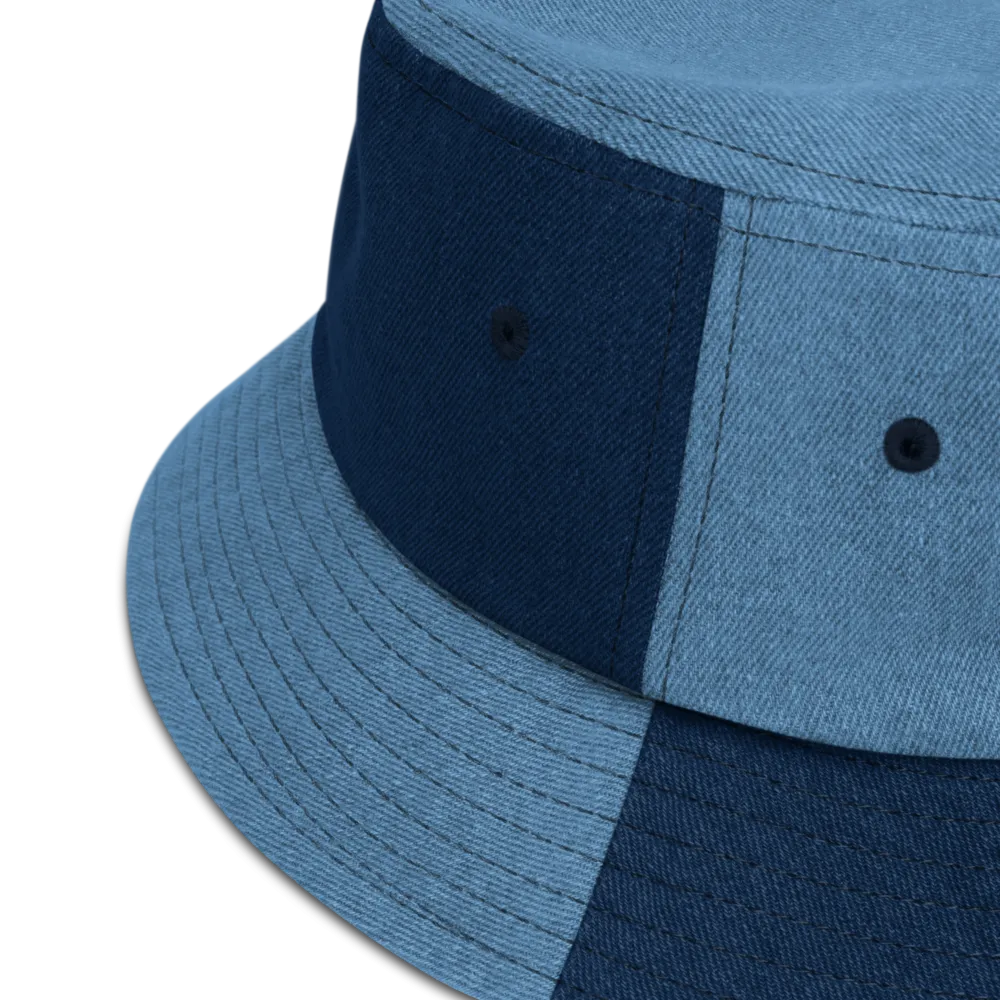 HBCU Educated Denim Bucket Hat