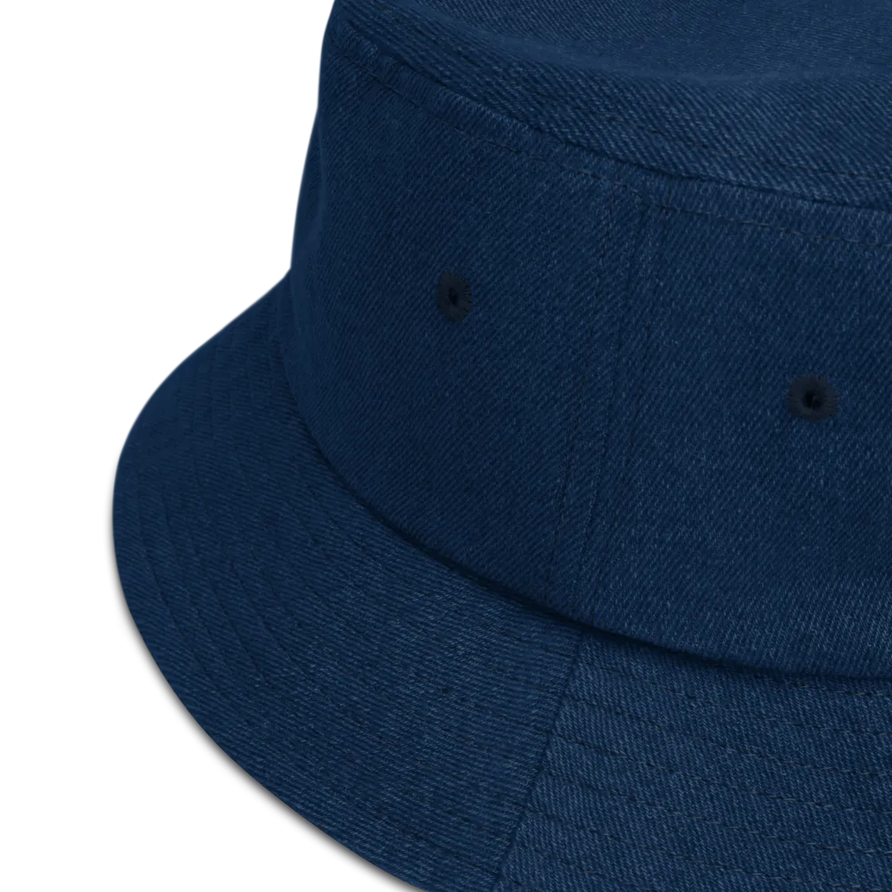 HBCU Educated Denim Bucket Hat