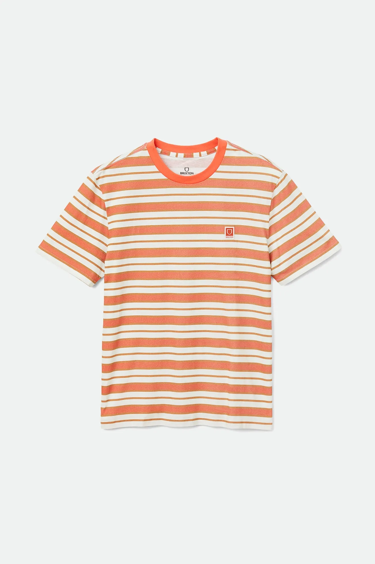 Hilt Multi Stripe S/S Knit - Off White/Lion Sun Wash