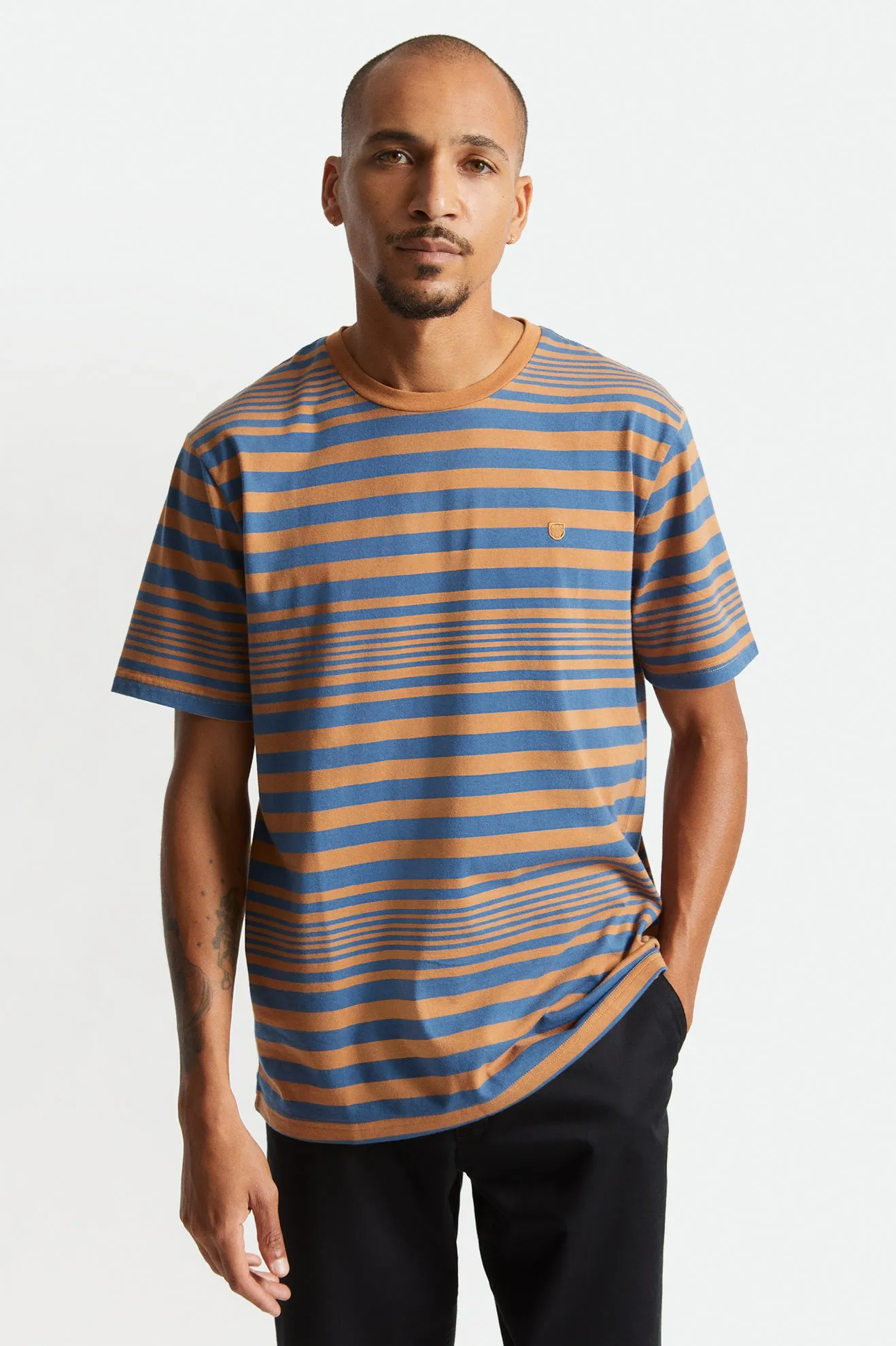 Hilt Shield S/S Knit - Joe Blue/Lion