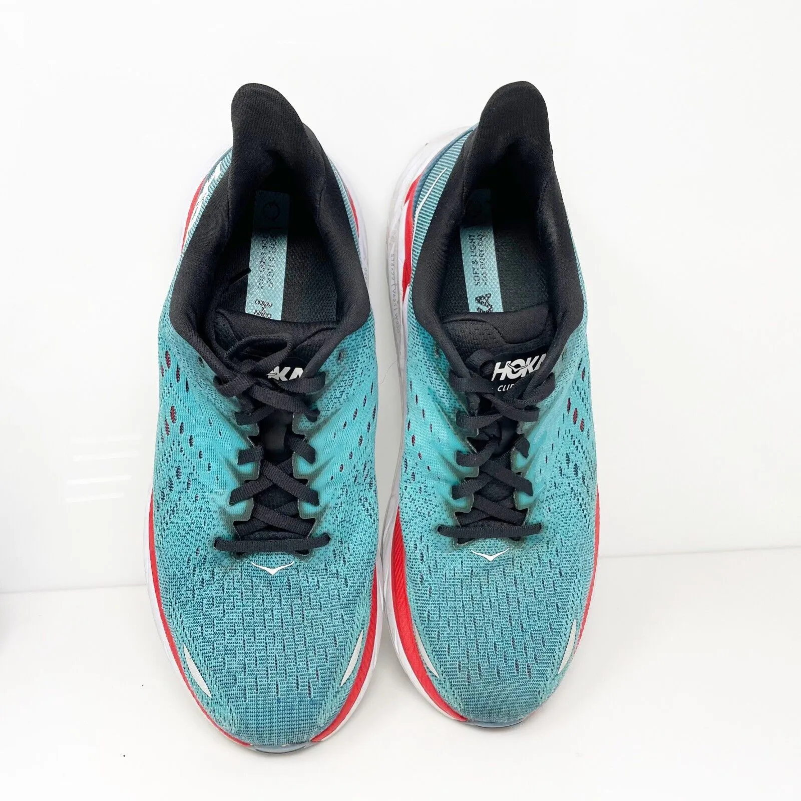 Hoka One One Mens Clifton 8 1119393 RTAR Blue Running Shoes Sneakers Size 9.5 D