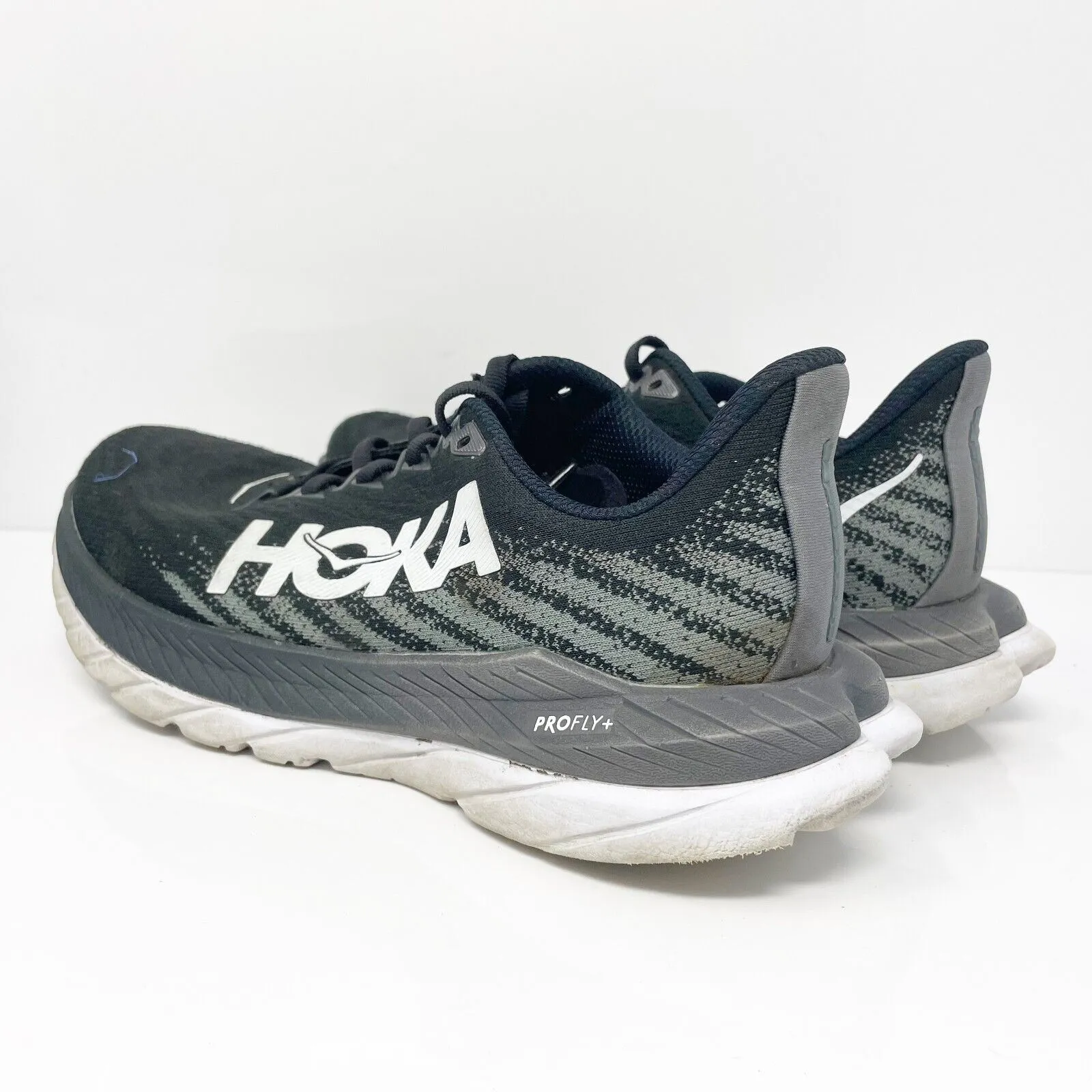 Hoka One One Womens Mach 5 1127894 BCSTL Black Running Shoes Sneakers Size 6 B