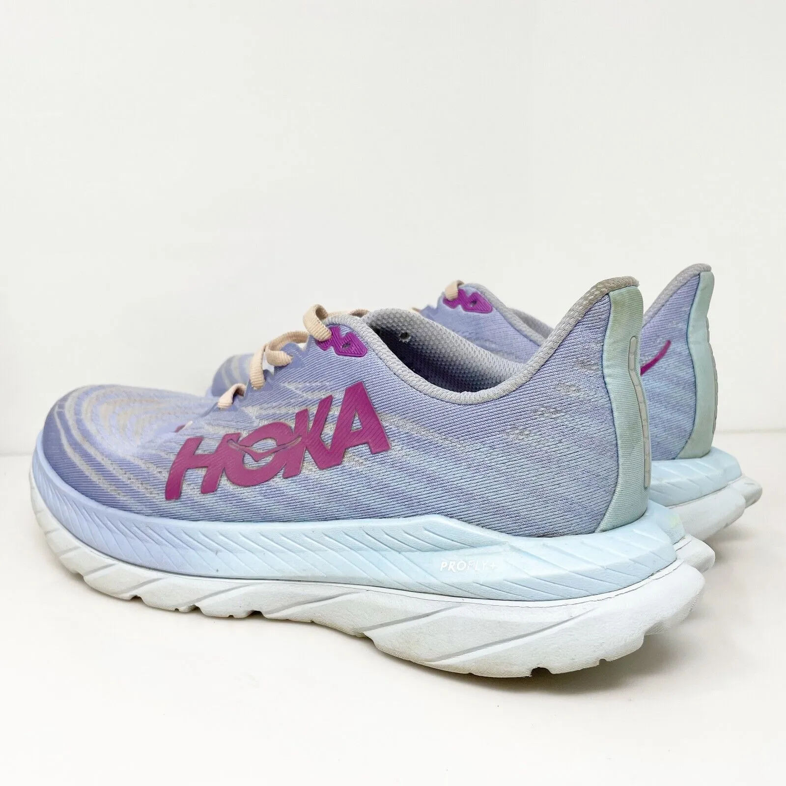 Hoka One One Womens Mach 5 1127894 BLSSN Blue Running Shoes Sneakers Size 9 B