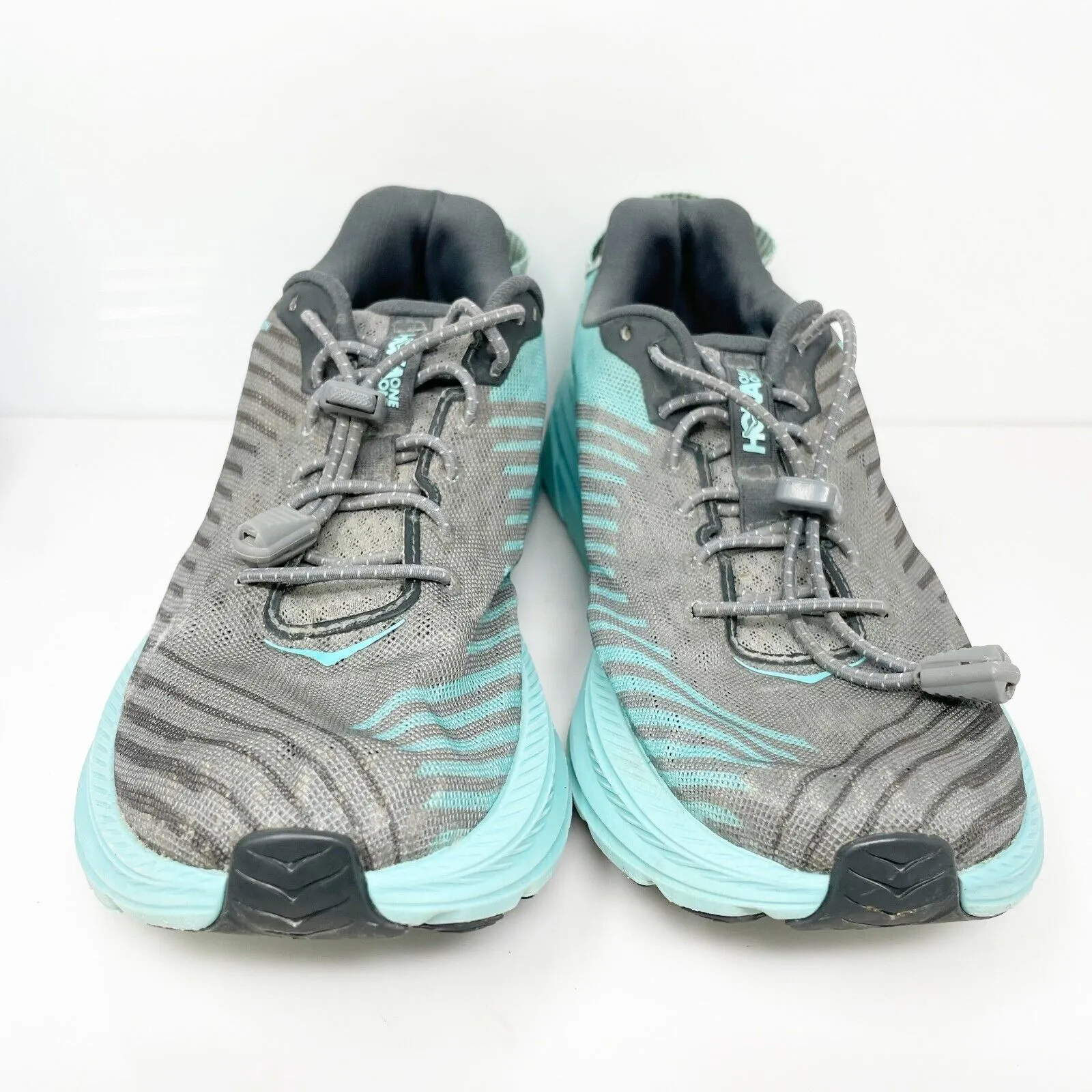 Hoka One One Womens Rincon 1102875 CGAS Gray Running Shoes Sneakers Size 9