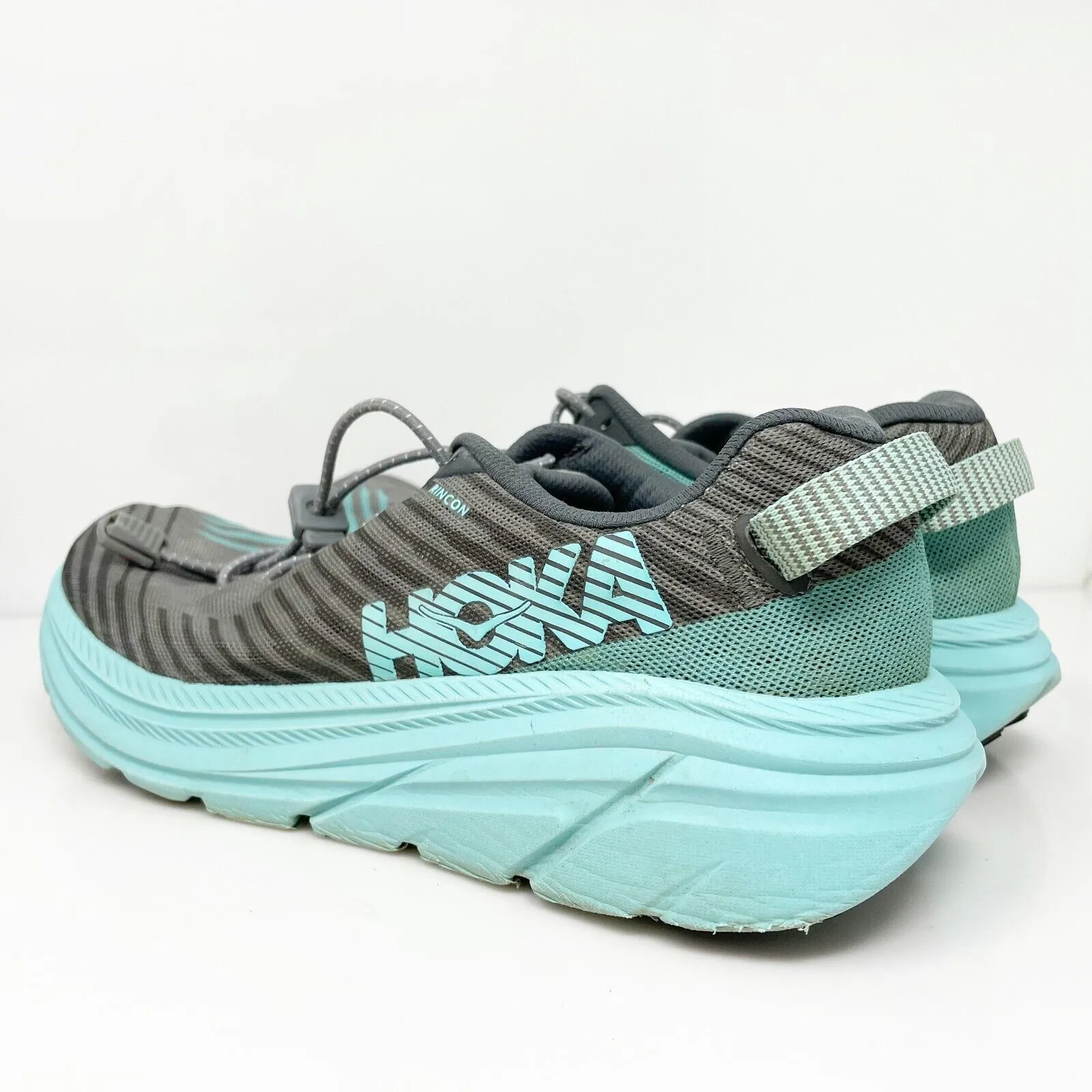 Hoka One One Womens Rincon 1102875 CGAS Gray Running Shoes Sneakers Size 9