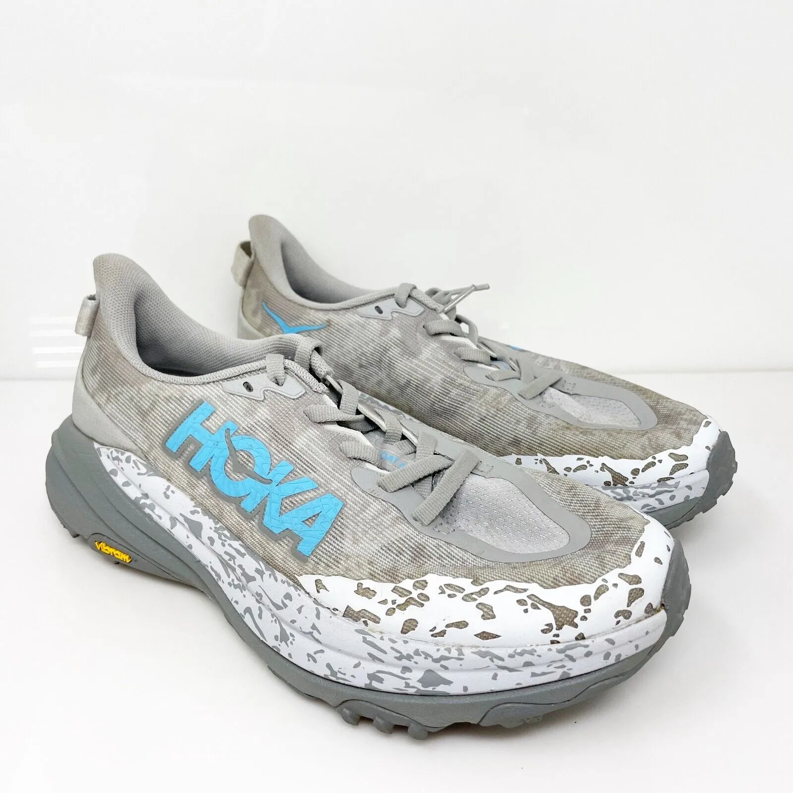 Hoka One One Womens Speedgoat 6 1147811 Gray Running Shoes Sneakers Size 6.5 D