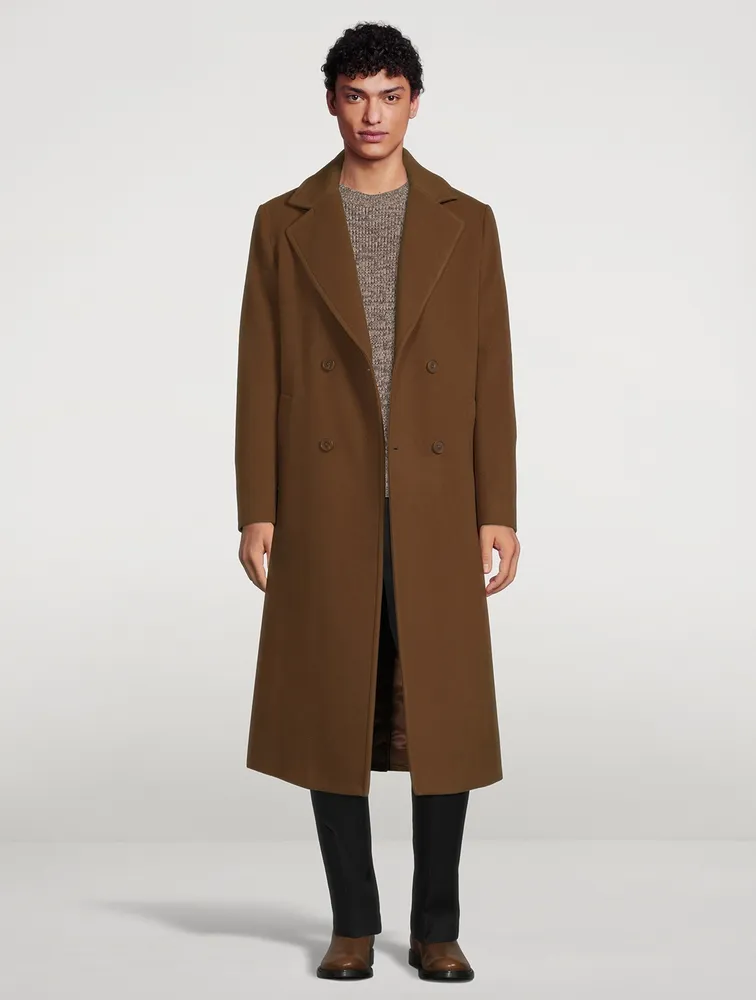 Wool And Cashmere Long Coat