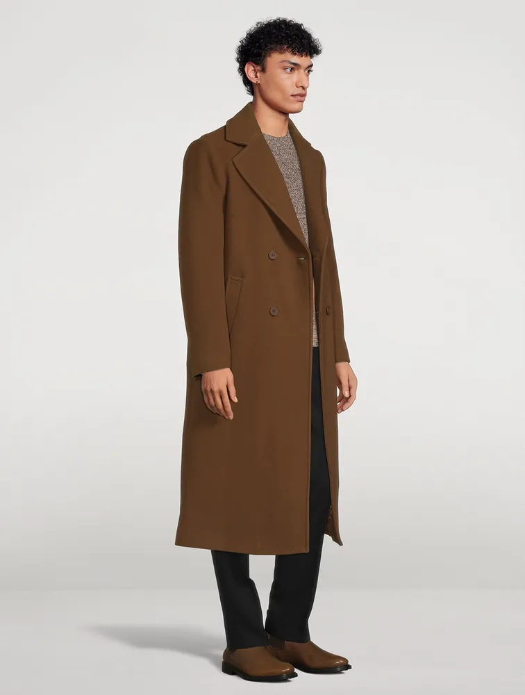 Wool And Cashmere Long Coat