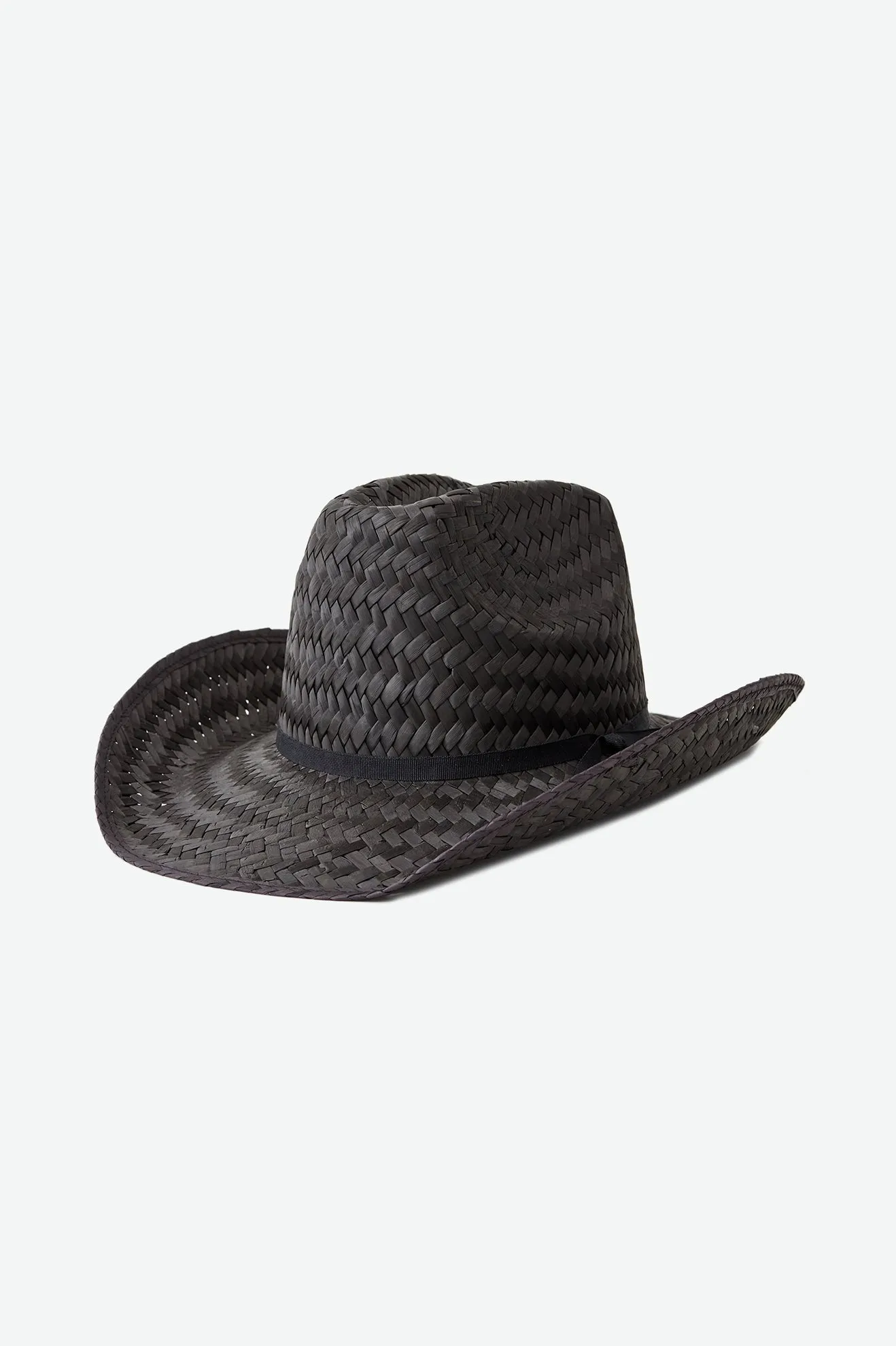 Houston Straw Cowboy Hat - Black