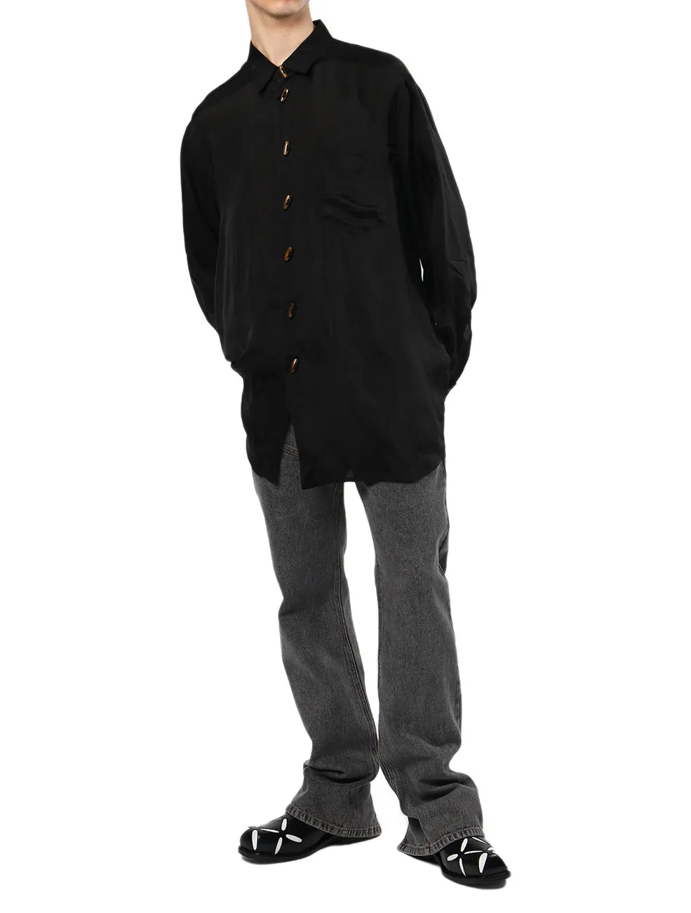 Huge Black Shirt from Magliano - Shop Now