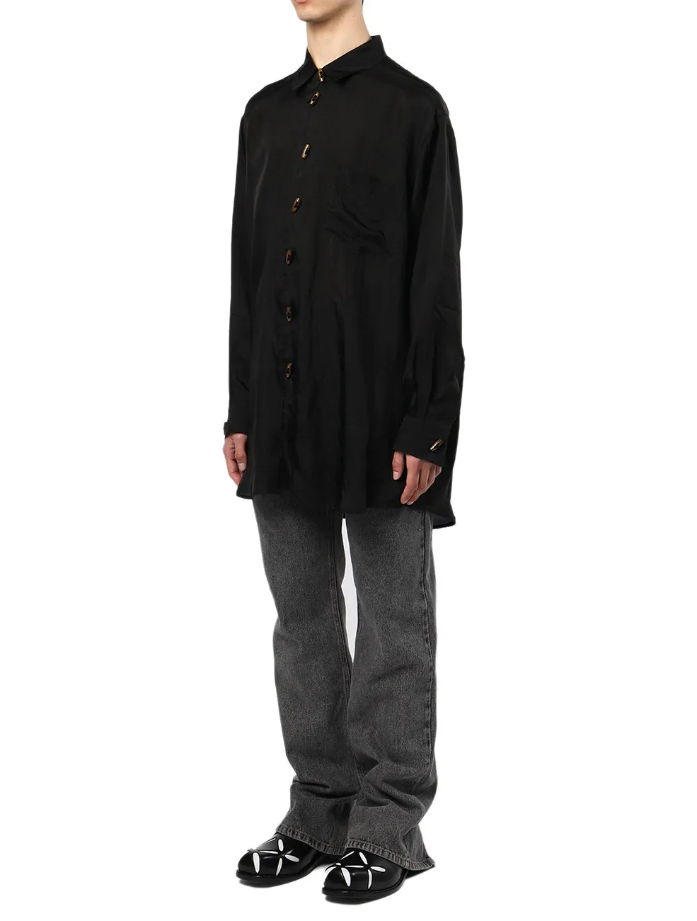 Huge Black Shirt from Magliano - Shop Now