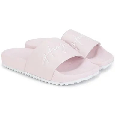 Hugo Boss Pink Logo Slide