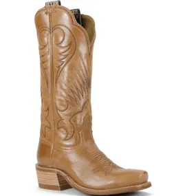 HYER WOMEN'S LEAWOOD HONEY SQUARE TOE COWGIRL BOOTS HW42008